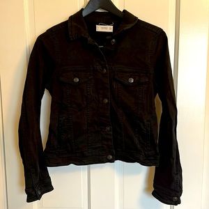 Black Denim Mango Jacket size S